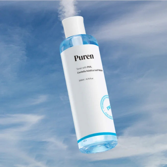 PUREN Facial Toner 200Ml Made in Korea Derma Elasticity Soothing Smooth Gentle Skincare Kbeauty Soothing Moisture Maternity