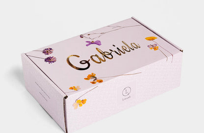 Spa Gift Box, Natural Lavender Bath & Body Relaxing Package for Friend