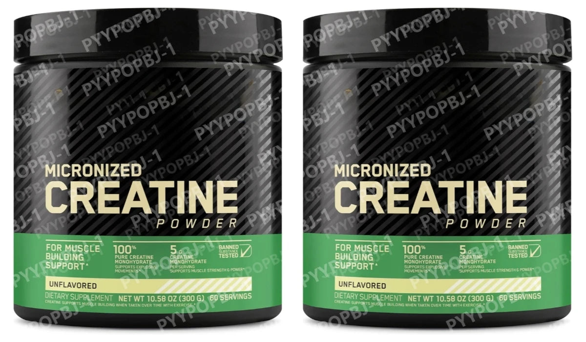 Optimum Nutrition Micronized Creatine Monohydrate Powder, Unflavored, 300 Grams, 60 Servings (Packaging May Vary)