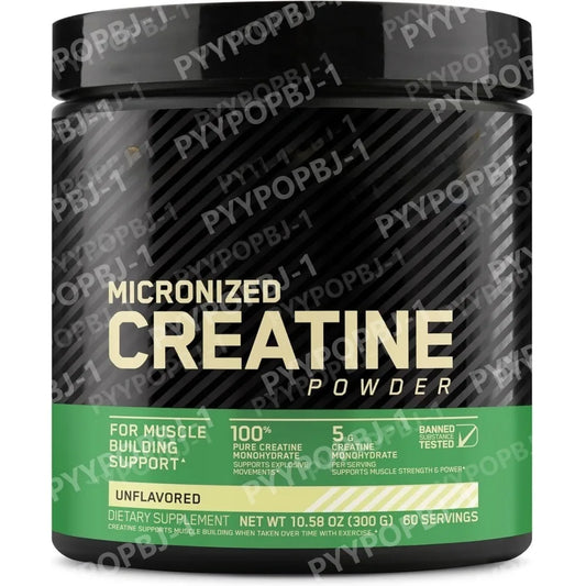 Optimum Nutrition Micronized Creatine Monohydrate Powder, Unflavored, 300 Grams, 60 Servings (Packaging May Vary)