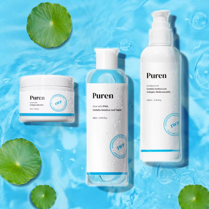 PUREN Facial Emulsion 200Ml Korean Elasticity Moisture Maternity Kbeauty Repair Hydrating Smooth Skincare Bodycare Kbeauty